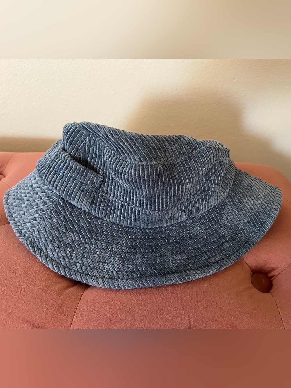 Blue corduroy Wyeth bucket hat